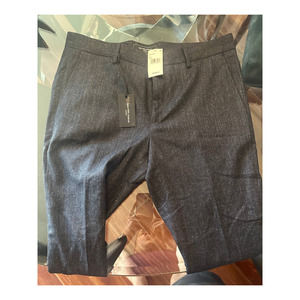 Mens Saks Fifth Avenue Heathered Blue Pants Size 34 NWT